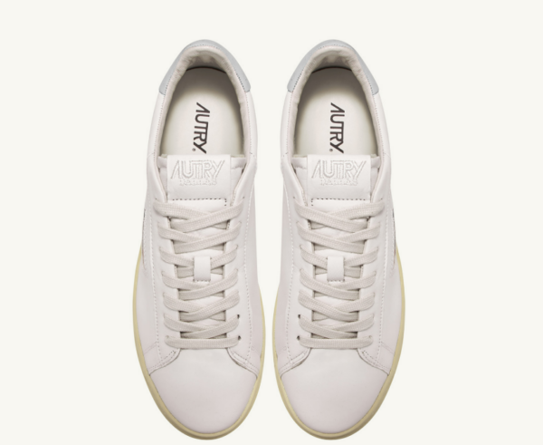 Giay Autry Dallas Low Nubuck Goatskin 'White' ADLW-NG01