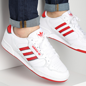 Giay Adidas Continental 80 Stripes 'Grey Red' GZ6261