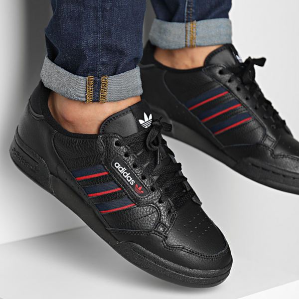 Giay Adidas Continental 80 Stripes 'Core Black' FX5091