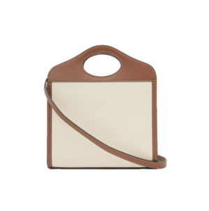 Tui Burberry Mini Canvas Leather Pocket 'Beige' 80393611