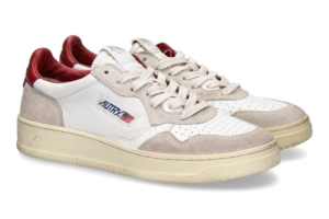 Giay Autry Medalist Low 'White Bordeaux' AULM-NC09