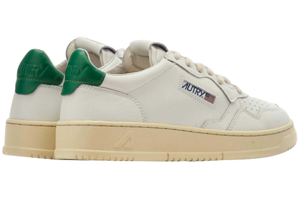 Giay Autry Medalist Low Leather 'White Green' AULM-LL20