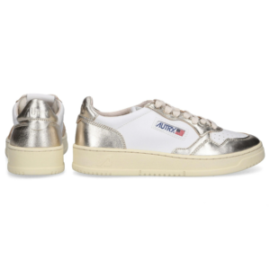 Giay Autry Medalist Low Leather 'White Platinum' AULW-WB16