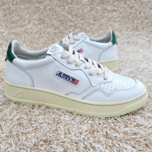 Giay Autry Medalist Low Leather 'White Green' AULM-LL20