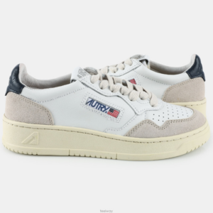 Giay Autry Medalist Low Suede 'White Blue' AULM-LS28