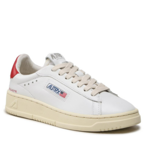 Giay Autry Dallas Low Leather 'White Red' ADLW-NW03