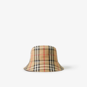 Mu Burberry Vintage Check Cotton Blend Bucket 'Beige' 80269271