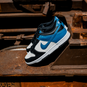 Giay Nike Dunk Low 'White Blue Black' DH9765-104