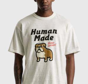 Ao Human Made Bulldog Puppy 'White'