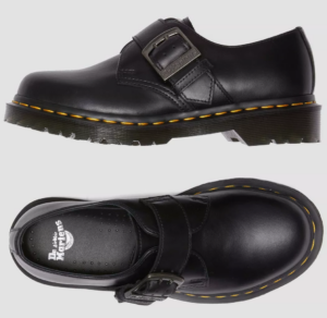 Giay Dr. Martens 1461 Buckle Pull Up 'Black' 31040001