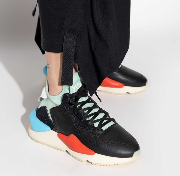 Giay Adidas Y-3 Kaiwa 'Black Blush Green' GX1052