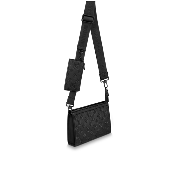 Tui Gaston Monogram Shadow Leather 'Black' M81115