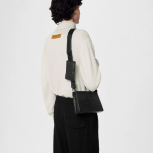 Tui Gaston Monogram Shadow Leather 'Black' M81115