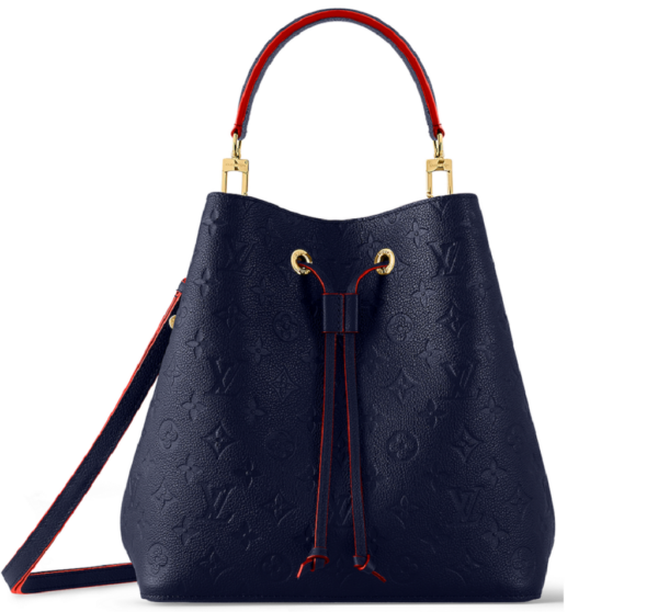 Tui Louis Vuitton Neonoe MM Monogram Empreinte 'Navy Blue Red' M45306