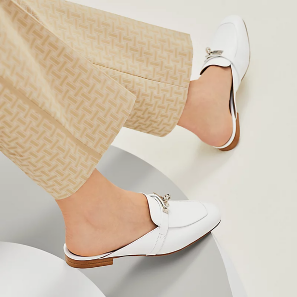 Giay Hermes Oz Mule 'Blanc' H212296Zv02350
