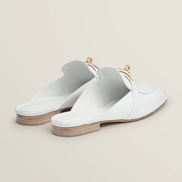 Giay Hermes Oz Mule 'Blanc' H221256Zv90350