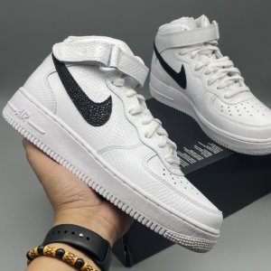 Giay Nike Air Force 1 Mid '07 'White Black' DZ5211-100