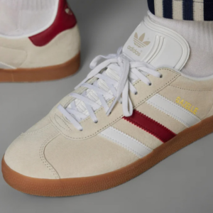 Giay Adidas Gazelle 'Aluminum Collegiate Burgundy' IG0672