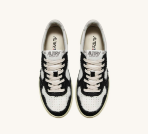 Giay Autry Medalist Low Goatskin 'White Black' AULM-CB02