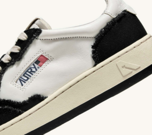 Giay Autry Medalist Low Goatskin 'White Black' AULM-CB02