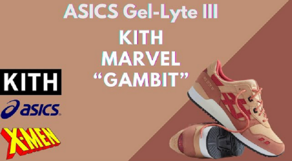 Giay Asics Gel-Lyte 3 Kith Marvel X-Men 'Gambit' 1201A962-200