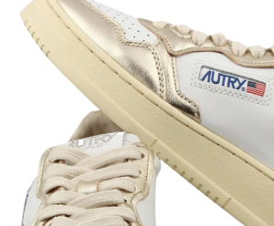 Giay Autry Medalist Low Leather 'White Platinum' AULW-WB16
