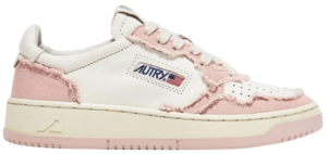 Giay Autry Medalist Low Leather Canvas 'Pink White' AULW-CB05