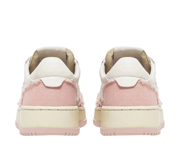 Giay Autry Medalist Low Leather Canvas 'Pink White' AULW-CB05