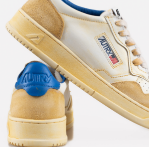 Giay Autry Super Vintage Medalist Low 'Blue White' AVLM-YL03