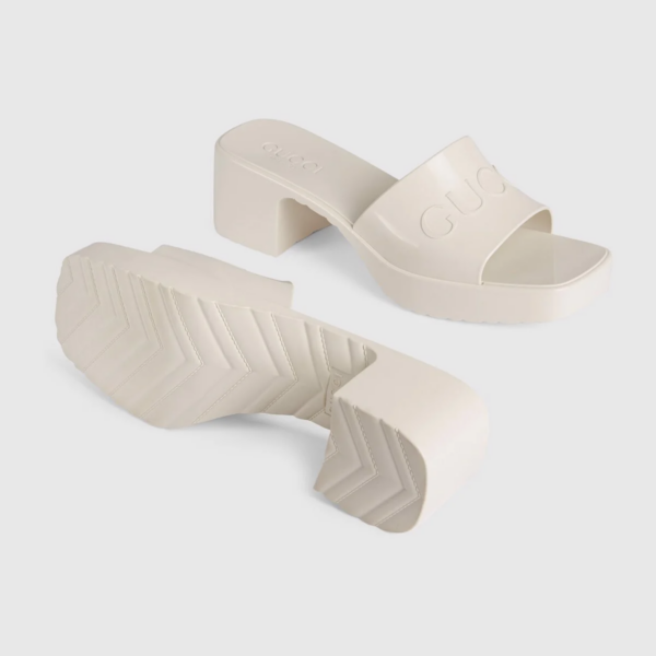 Dep Gucci Rubber Sandal 'White' 624730-J8700-9022