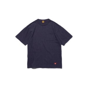 Ao Human Made Heart Badge Pocket T-Shirt 'Navy'