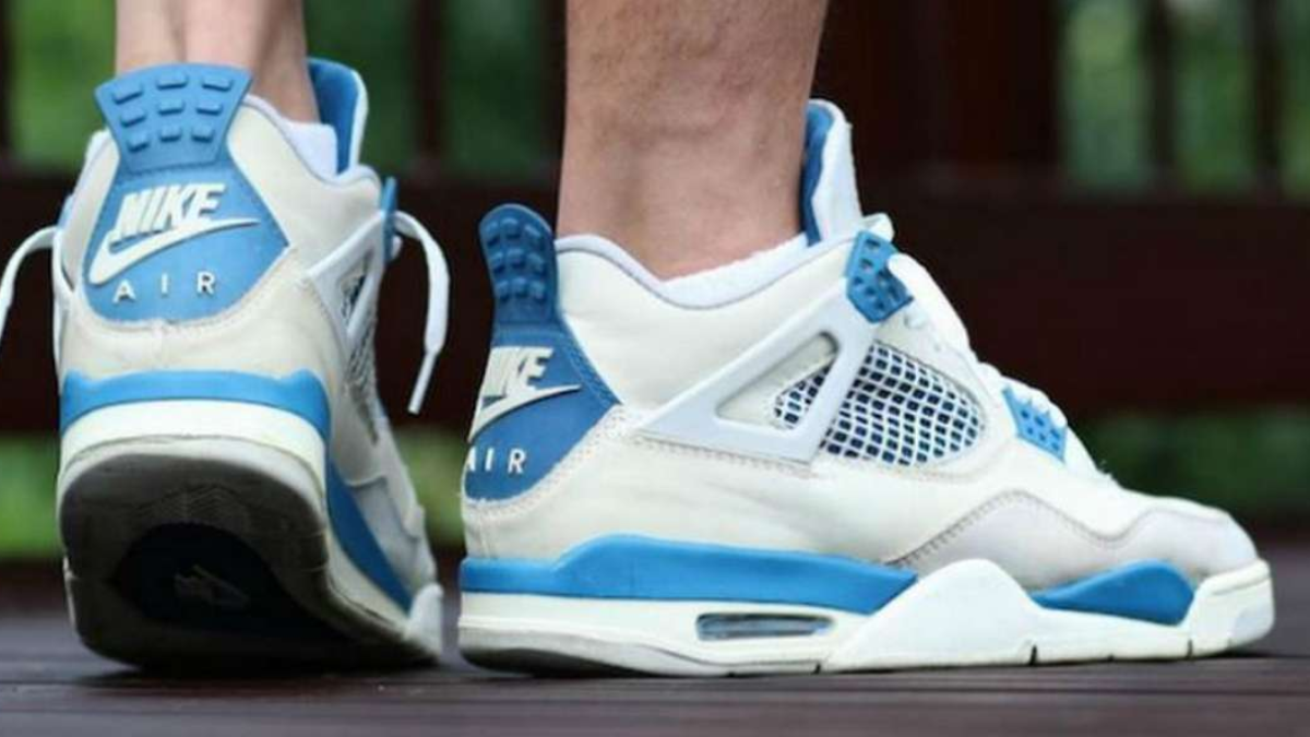 Hinh anh 1: Air Jordan 4 ‘Military Blue’ dang o dau trong lan song sneaker?