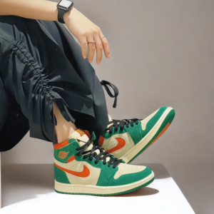 Giay Nike Air Jordan 1 High CMFT 2 'Green Orange' DV1305-308
