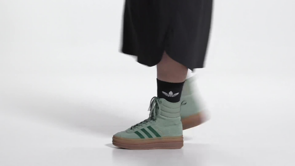 Giay Adidas Gazelle High 'Silver Green' ID6982
