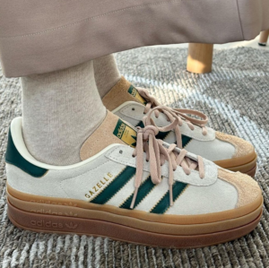 Giay Adidas Gazelle Bold 'Cream Green' ID7056