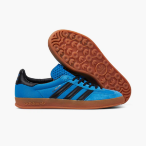Giay Adidas Gazelle Indoor 'Bright Blue Black Gum' IG4998