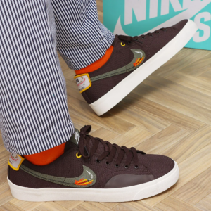 Giay Nike SB Blazer Court x DVD Linden 'Brown' CZ5605-200
