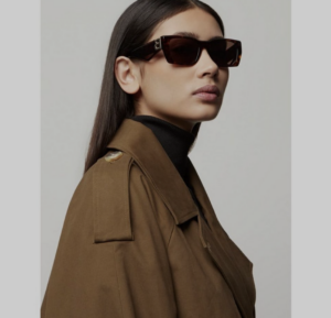 Kinh Burberry Rectangular Sunglasses 'Brown' BE4336-392073