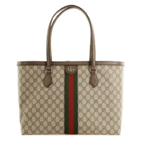 Tui Gucci Ophidia GG Medium Tote In 'Beige & Ebony' 63168596IWB8745