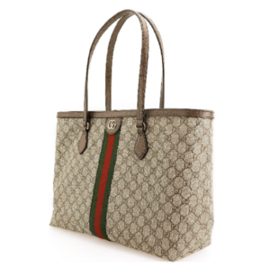 Tui Gucci Ophidia GG Medium Tote In 'Beige & Ebony' 63168596IWB8745