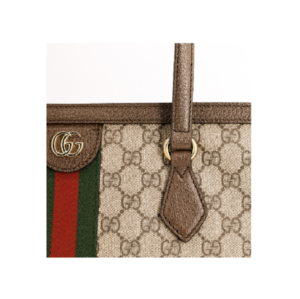 Tui Gucci Ophidia GG Medium Tote In 'Beige & Ebony' 63168596IWB8745