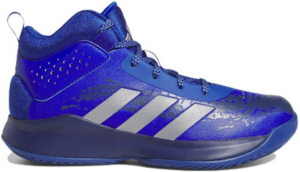 Giay Adidas Cross 'Em Up 5 Wide J 'Royal Blue Silver' HQ8495