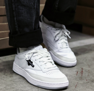 Giay Reebok Club C 85 'White Black' HQ7227
