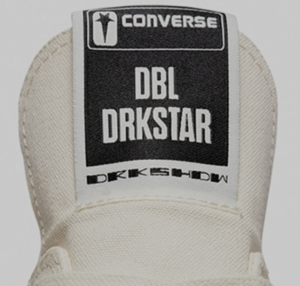 Giay Converse Rick Owens x Drkshdw Dbl Drkstar Chuck 70 Low 'Natural Ivory' A04955C