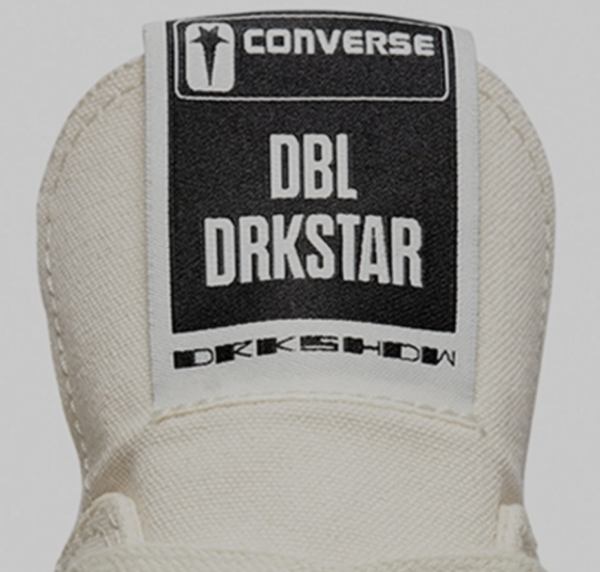 Giay Converse Rick Owens x Drkshdw Dbl Drkstar Chuck 70 Low 'Natural Ivory' A04955C