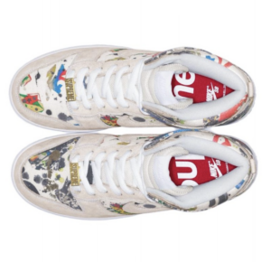 Giay Nike Supreme x Dunk High SB 'Rammellzee' FD8779-100