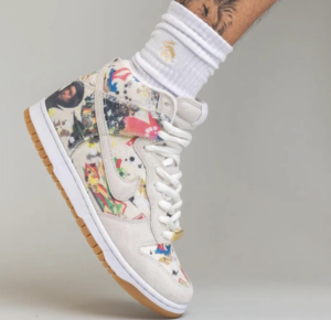 Giay Nike Supreme x Dunk High SB 'Rammellzee' FD8779-100