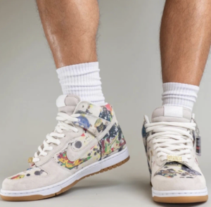 Giay Nike Supreme x Dunk High SB 'Rammellzee' FD8779-100