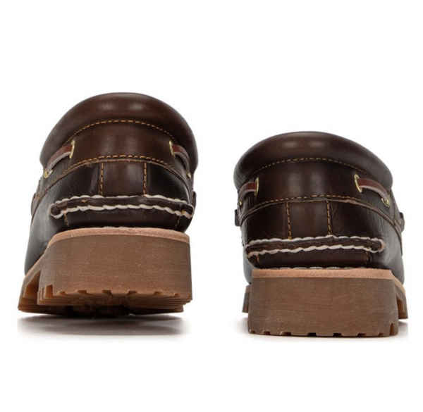 Giay Timberland 3-Eye Lug Handsewn Boat 'Brown' 30003214