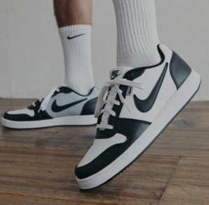 Giay Nike Ebernon Low Premium 'White Black' AQ1774-102
